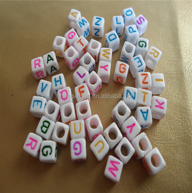 alphabet initial letter beads hand woven bracelet DIY letter beads woven bracelet custom letter bead braided bracelet handmade friendship bracelet from Miss Luv.jpg