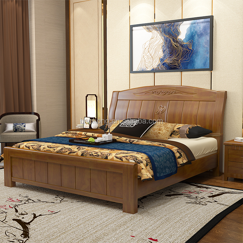 Latest Design Solid Wood Bed With Box Buy Solid Wood Bed With Storage