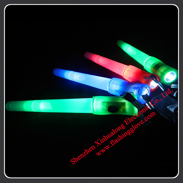 Glow Products LED Flashing Light Whistle Lollipop Sticks