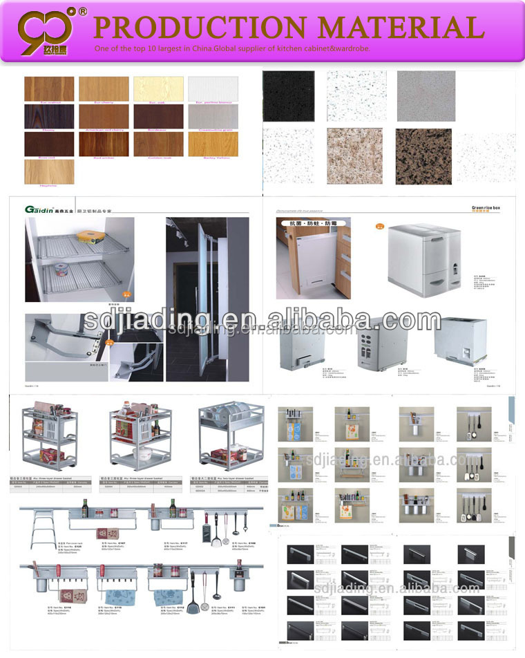 different sizes cinnamon melamine kitchen cabinet