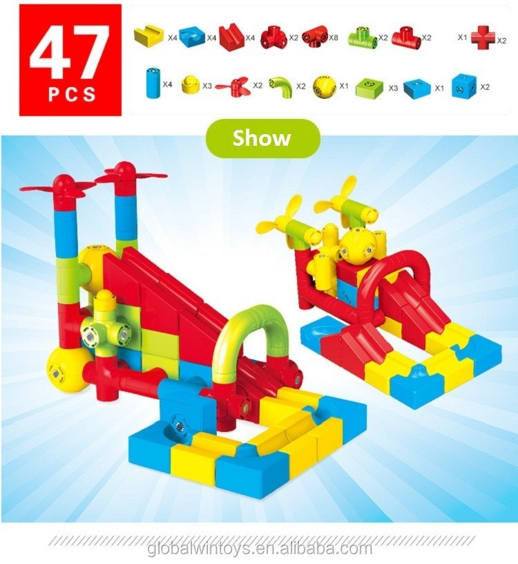 New Building Blocks Magnetic Pipeline Enlighten Toys Bricks DIY Educational Toy.jpg