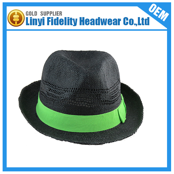 熱い- 販売の高品質低価格黒いフェドーラ帽問屋・仕入れ・卸・卸売り