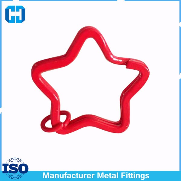 red split key ring
