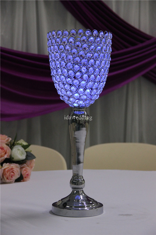 Ida Crystal Light Decoration Pieces Of Table Wedding Centerpiece