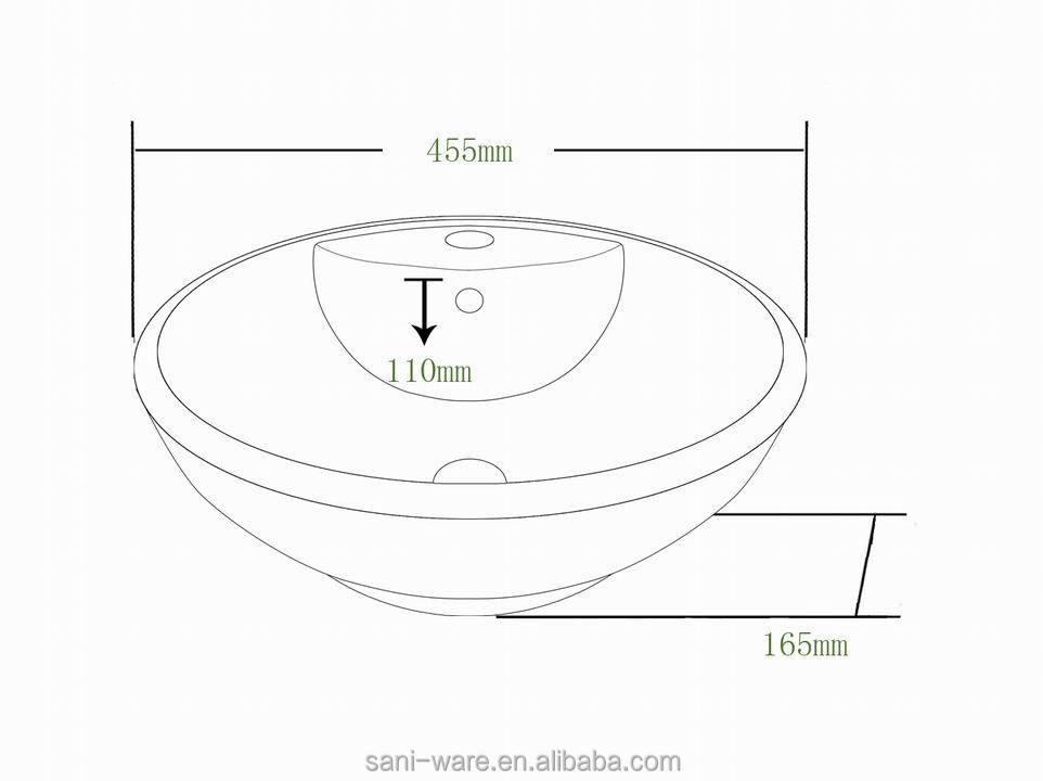 衛生陶器sn126-521熱い販売cupcラウンドセラミックバスルームの洗面器仕入れ・メーカー・工場