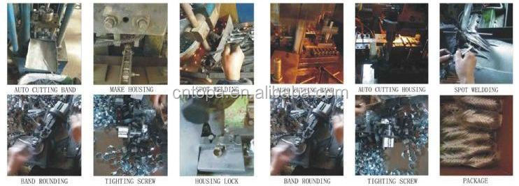 Hose clamp production process