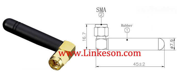 高利得ラバーアンテナsmaコネクタ付き仕入れ・メーカー・工場