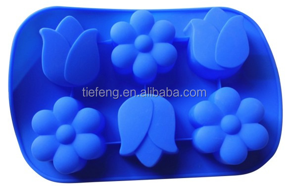6 cavity easter egg shaped silicone cake molds chocolate molds