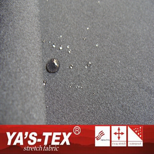 雅の-tex防水ポリエステルストレッチ生地、4ウェイストレッチ生地、卸売ライクラ生地スパンデックス用衣服仕入れ・メーカー・工場