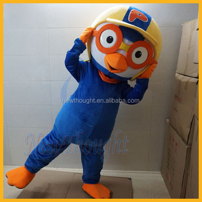 ビッグぬいぐるみペンギンエヴァの泡ヘッドのマスコットの衣裳の子供パーティーポロロ仕入れ・メーカー・工場