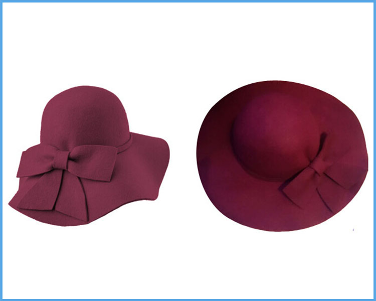 新しいファッション2015ちょう結びの帽子女性フェドーラ帽仕入れ・メーカー・工場