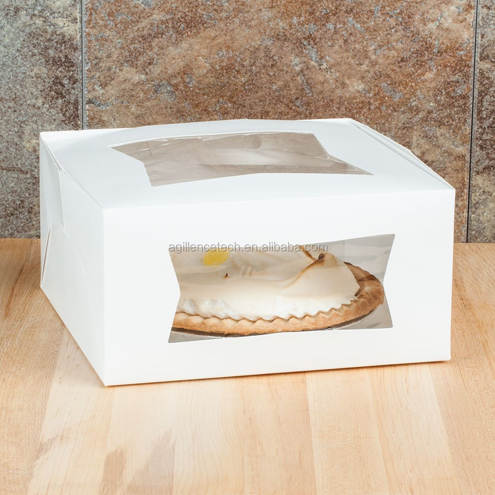 2015紙包装ケーキボックスホワイトクラフト紙のクッキーパン屋のボックス仕入れ・メーカー・工場