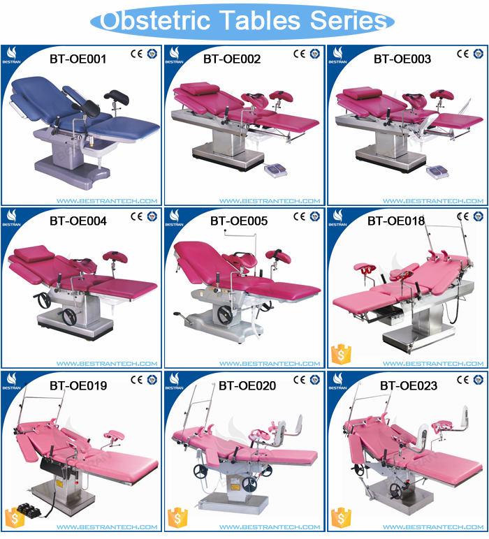 Btgc001 Ce Iso Hospital Linak Motors Electric Delivery Bed With Remote