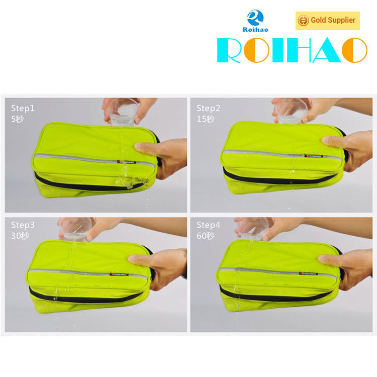 Roihao new arrival waterproof toiletry bag, foldable hanging toiletry bag
