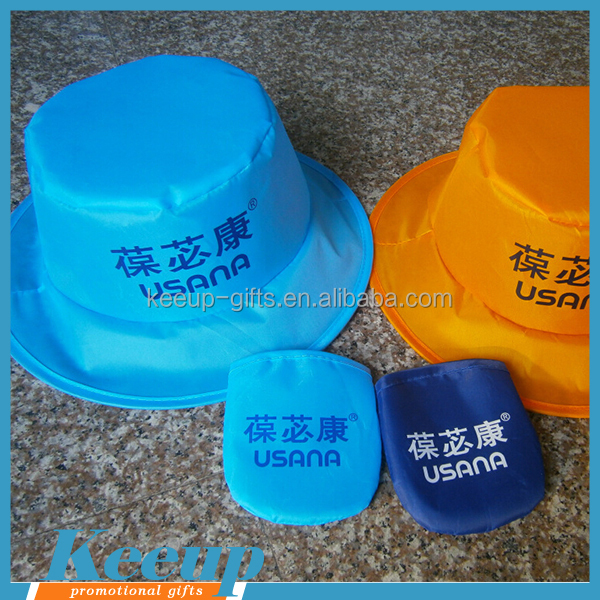 中国製カスタム旅行プロモーションポリエステル折り畳み式の帽子仕入れ・メーカー・工場
