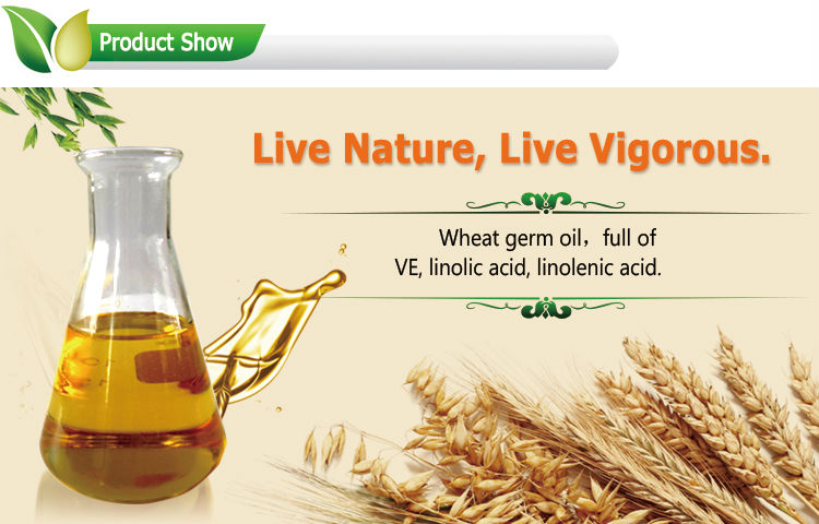 High Quality wheat germ seed oil vitamin E softgel capsules