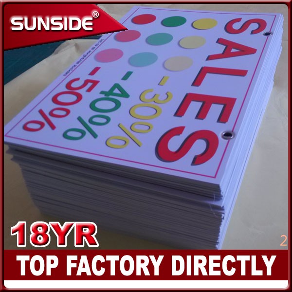 Full color printed 4x8 rigid pvc foam core poster board with Film lamination