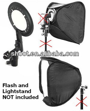 16"/40cm легко сложить горячий башмак софтбокс комплект для speedlights