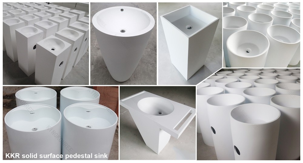 Best price artificial stone hair salon wash basins