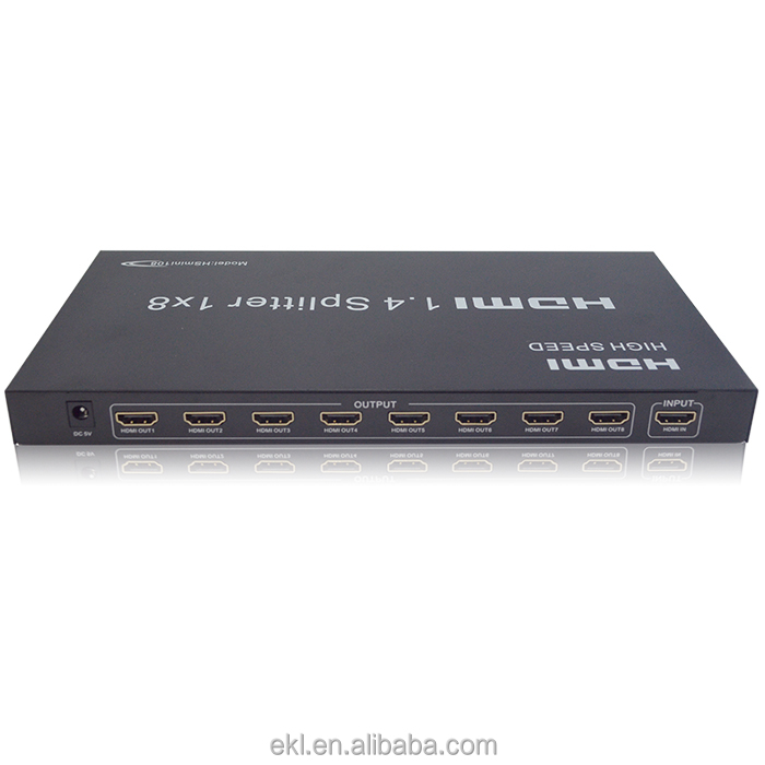 コンパクトなサイズ8ポート1x88アウト1hdmiスプリッタオーディオビデオhdtv3d4kx2k1080pのhddvd問屋・仕入れ・卸・卸売り
