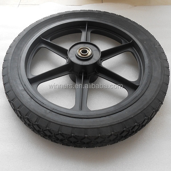 14 Inch Spoke Wheel Semipneumatic Wheels Solid Rubber Wheel For Cart