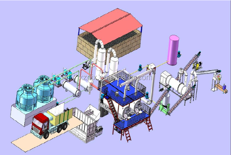 animal dead body treatment oil processing rendering machine