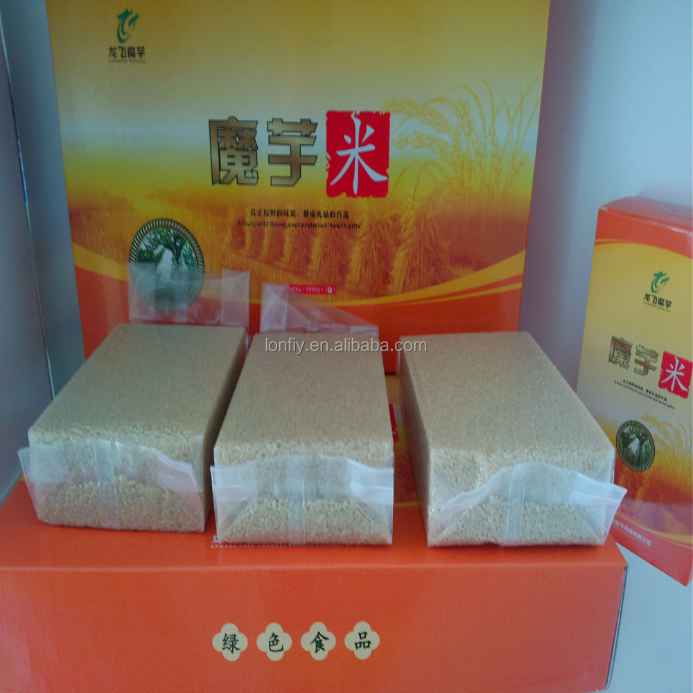 white konjac rice & shirataki rice