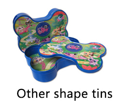 wholesale colorful egg shape tin gift box