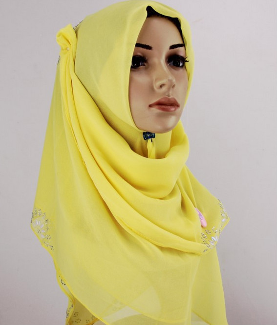 新しいデザインイスラム教のスカーフパリ糸イスラム教のヒジャーブ仕入れ・メーカー・工場