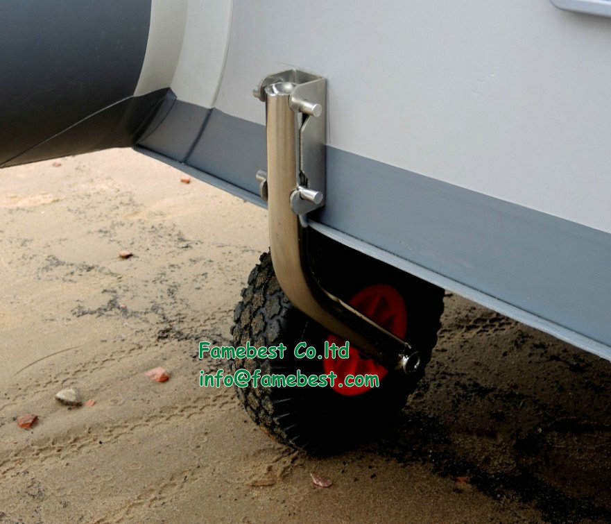 Aquos Stainless Steel Transom Launching Wheel Inflatable Boat For Zodiac Mercury Buy Launching