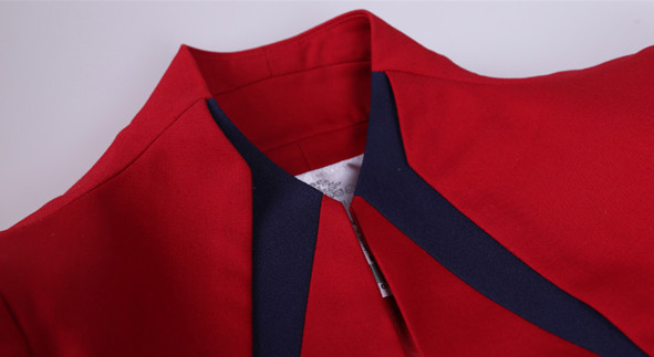 赤のためのスーツを含む航空会社の制服コートベストとスカート仕入れ・メーカー・工場
