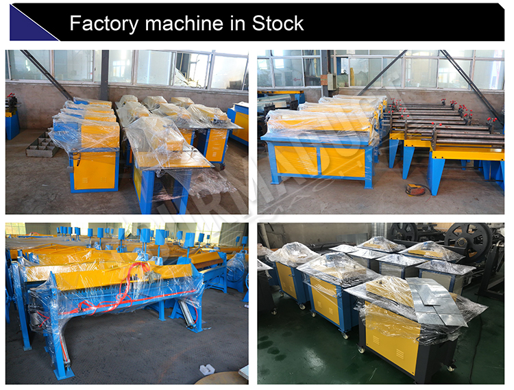 automatic round duct grooving machine