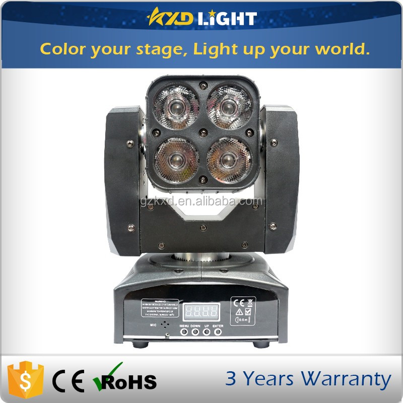 60w dazzling mini wash moving head,dmx rgbw 4 in 1 color mixing moving head light