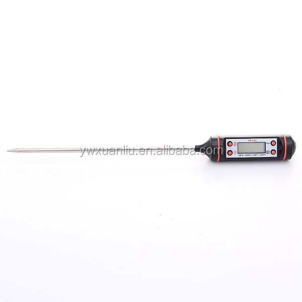 工場食品温度led ディスプレイ デジタル温度計肉プローブ温度計デジタル バーベキュー温度計に 100度仕入れ・メーカー・工場