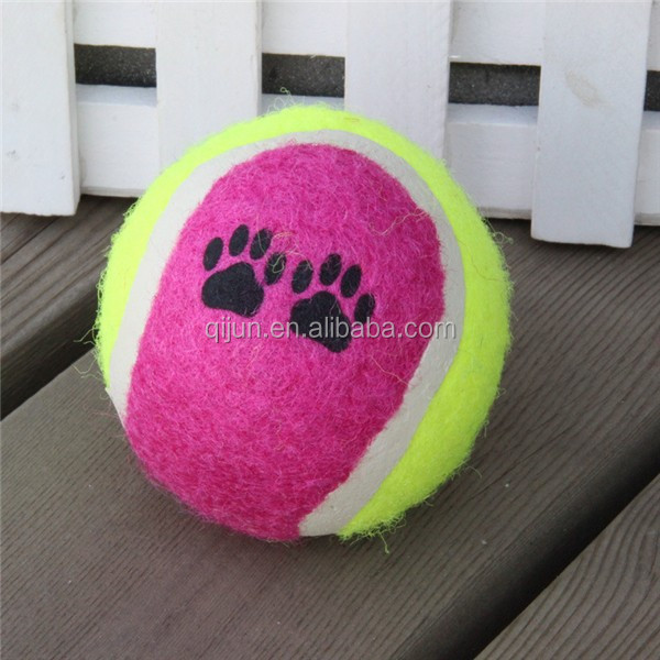 綿ペットボール犬ボールテニスカラフル卸売犬のおもちゃボール仕入れ・メーカー・工場