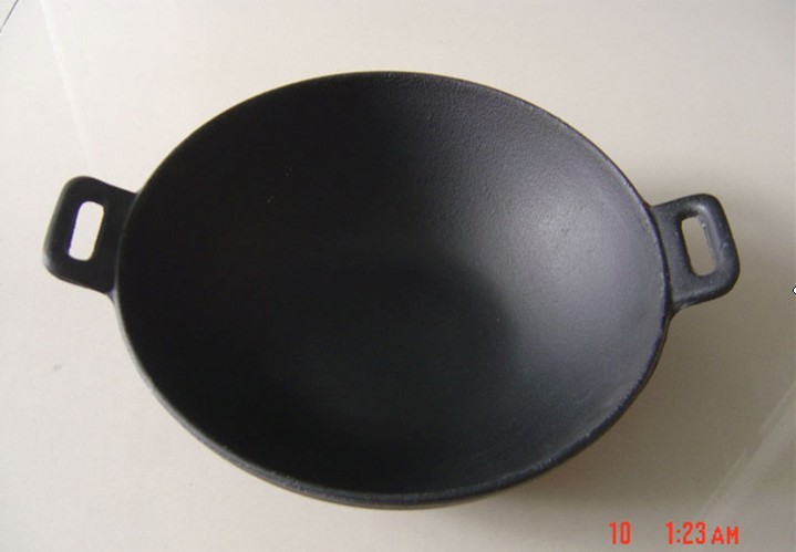 icon cast iron wok