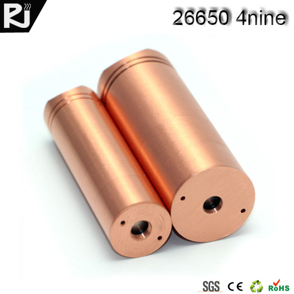 New Arrival ecig mod 4nine 26650 mod,copper and brass 4nine mod in stock