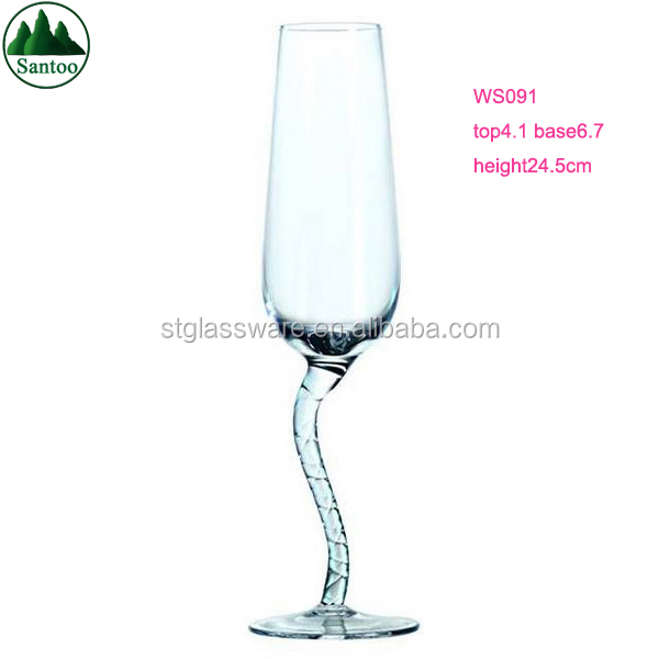 Factory Directly No Lead Crystal Champagne Coupes
