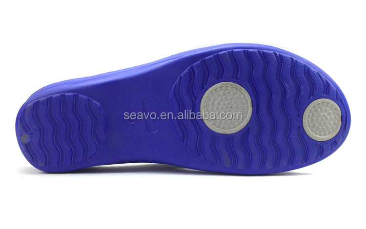 Seavo 2016快適な女性エンボス蝶インソールデザイン紫色のハイヒールウェッジスリッパ仕入れ・メーカー・工場
