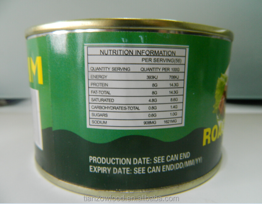 340g Canned Roasted Goose with Round Tin