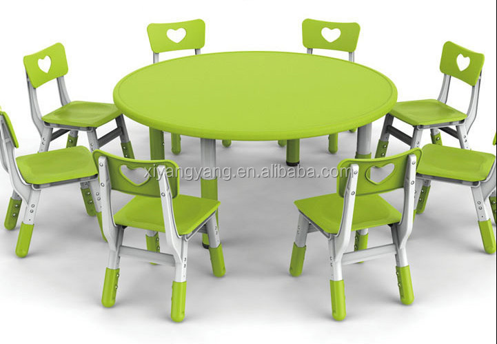 使用される就学前2015卸売ちゃちなプラスチック製のテーブルと椅子仕入れ・メーカー・工場