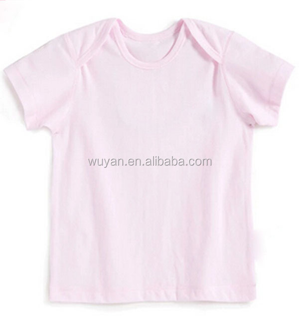 赤ちゃん幼児綿ソリッドカラーのtシャツとブランクtシャツなし印刷仕入れ・メーカー・工場