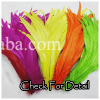 オンドリの羽の赤を作り上げるための色のコックの羽の装飾の結婚式仕入れ・メーカー・工場