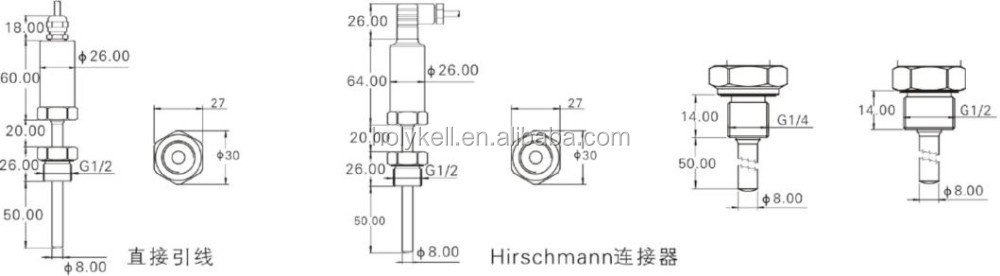 PT100 sensor temperature