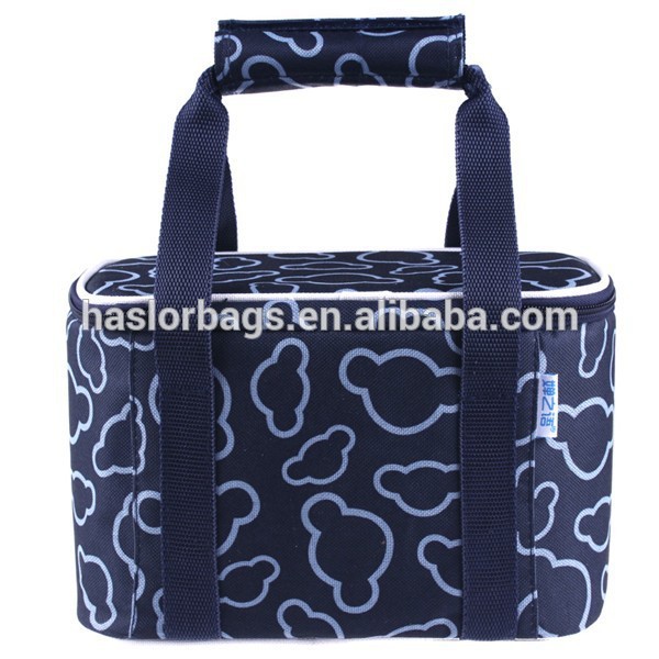 6 Pack cake thermal lined cooler bag for sale