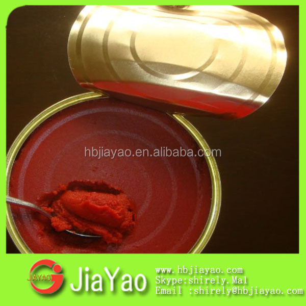 tomato paste tomato sauce dispenser 140g tomato paste with certification HACCP ISO HALAL