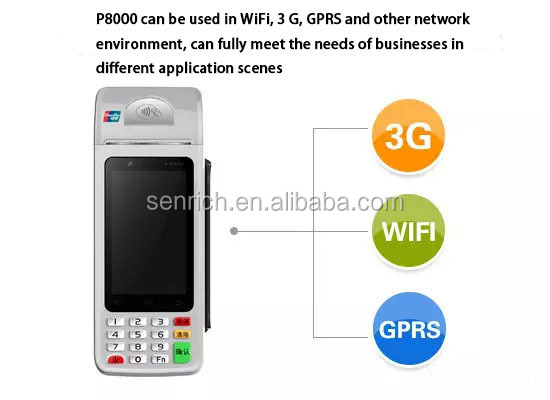 モバイル決済msr付きpos端末、 カメラ、 プリンタ、 gps、 nfc仕入れ・メーカー・工場