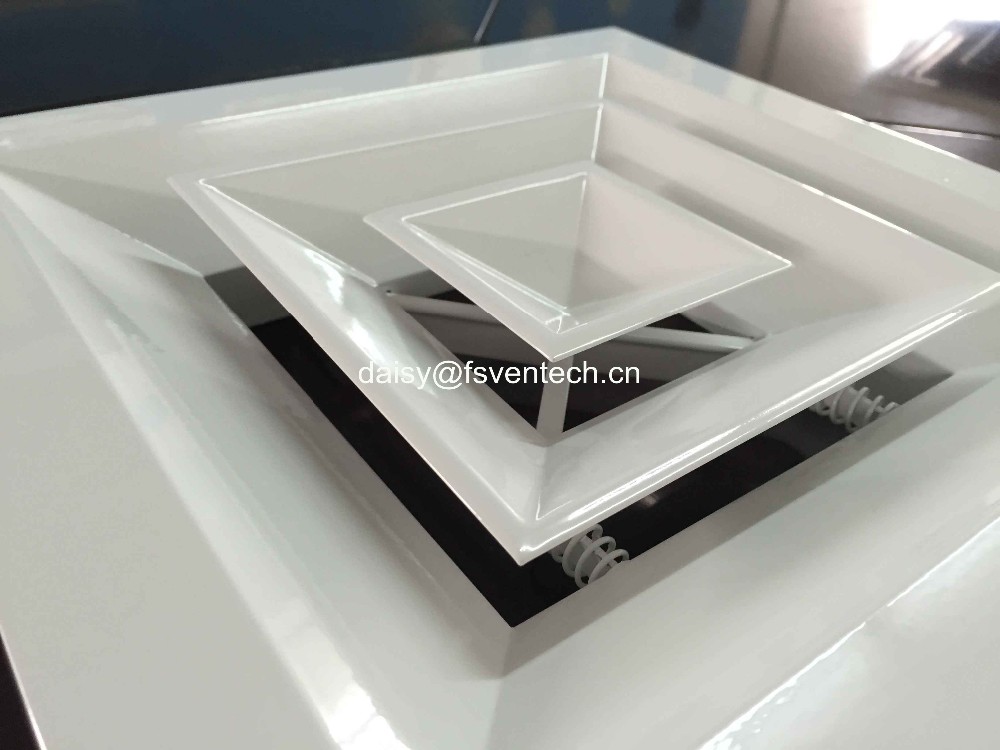 Hot New Factory Hvac System Aluminum Ceiling Square Air Diffuser