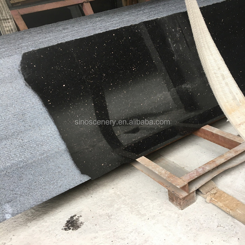 jet black granite mongolia black stone at stock