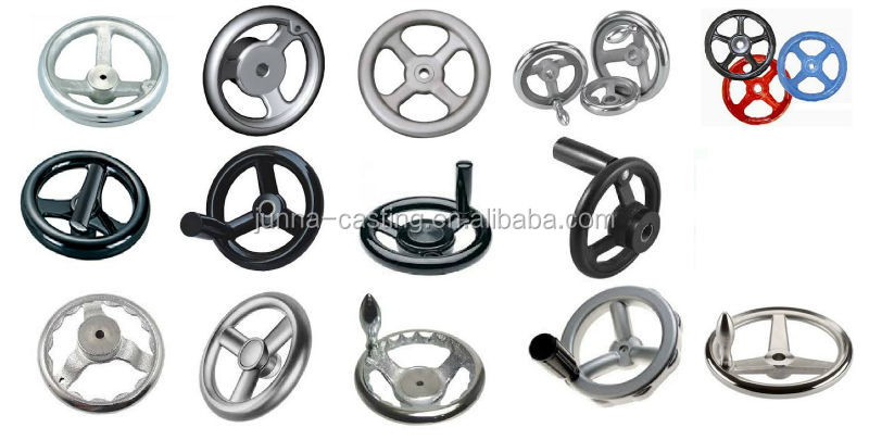 様々なモデルの鋳鉄車輪スポーク式ハンド仕入れ・メーカー・工場